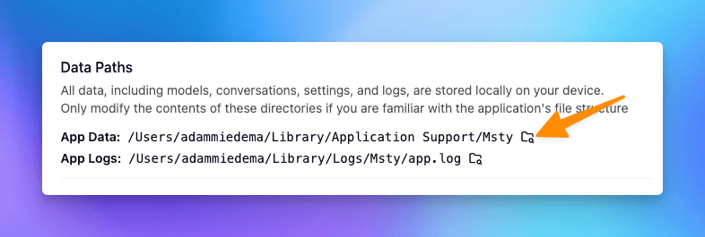 Default Workspace Data Paths