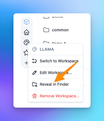 Default Workspace Data Paths