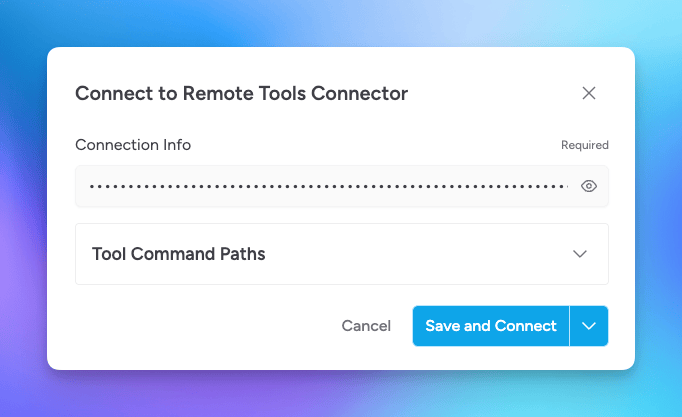 Remote Tools Connector URLs